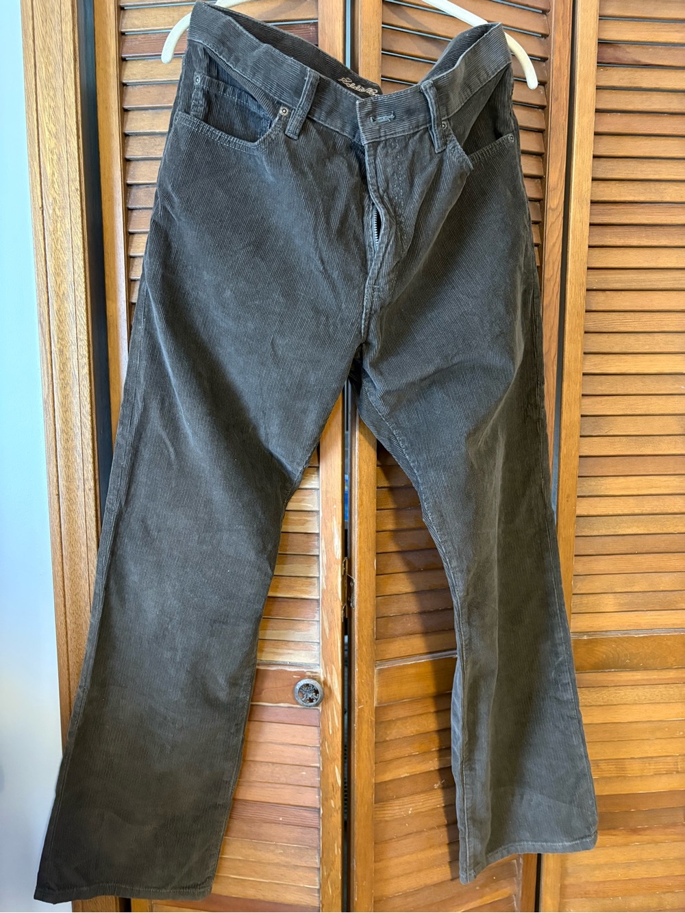 Eddie Bauer Brown Corduroy Pants - Straight Leg